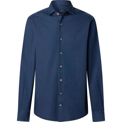 риза,с,дълъг,ръкав,мъжки,ризи,hackett,ess,long,sleeve,shirt,dark,denim,blue,(blue)