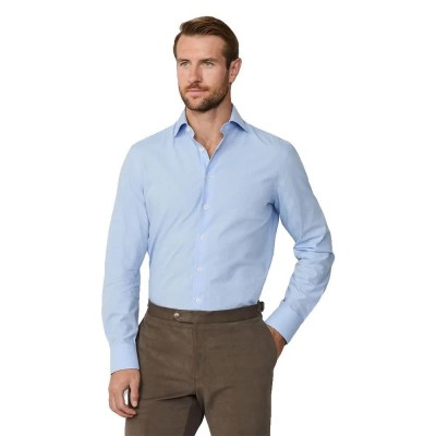риза,с,дълъг,ръкав,мъжки,ризи,hackett,formal,gingham,long,sleeve,shirt,sky,blue,(blue)