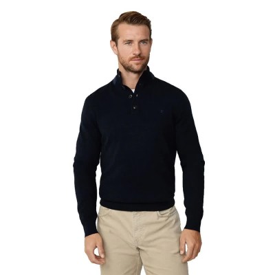 блуза,мъжки,пуловери,hackett,hbone,trim,hbutton,sweater,midnight,blue
