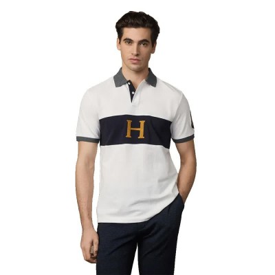 мъжки,блузи,с,яка,hackett,heritage,crest,panel,short,sleeve,polo,off,white,(white)