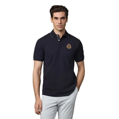 мъжки,блузи,с,яка,hackett,heritage,crest,logo,short,sleeve,polo,midnight,blue,(blue)