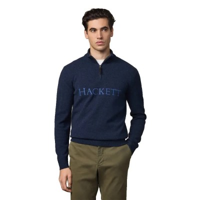 блуза,мъжки,пуловери,hackett,heritage,no.1,half,zip,sweatshirt,blue,(ink,blue)
