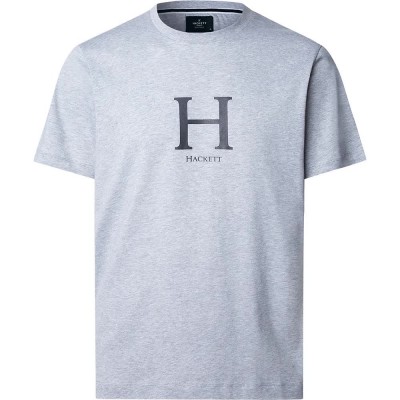тениска,мъжки,тениски,hackett,heritage,short,sleeve,t,shirt,grey,(light,grey,marl)