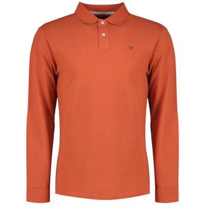 мъжки,блузи,с,яка,hackett,hm5500017,slim,fit,long,sleeve,polo,burnt,orange,(orange)