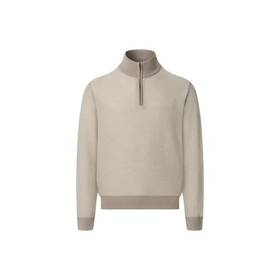 блуза,мъжки,пуловери,hackett,honeycomb,stitch,half,zip,sweater,beige,(off,white)