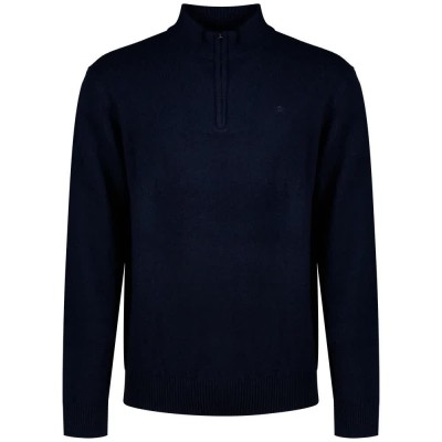 блуза,мъжки,пуловери,hackett,lambswool,half,zip,sweater,midnight,blue