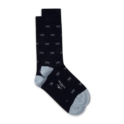 чорапи,мъжки,чорапи,hackett,icon,socks,black,(ink,blue)