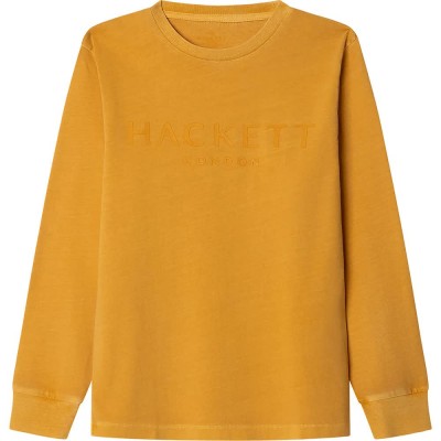 тениска,детски,тениски,hackett,logo,long,sleeve,t,shirt,ochre,yellow,(yellow)