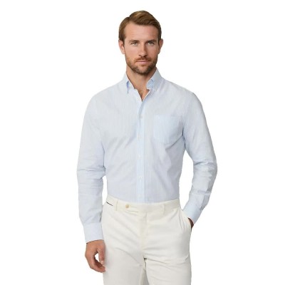 риза,с,дълъг,ръкав,мъжки,ризи,hackett,oxford,stripe,long,sleeve,shirt,sky,blue,(blue)