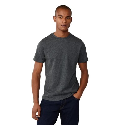 тениска,мъжки,тениски,hackett,pima,cotton,short,sleeve,t,shirt,dark,grey,marl