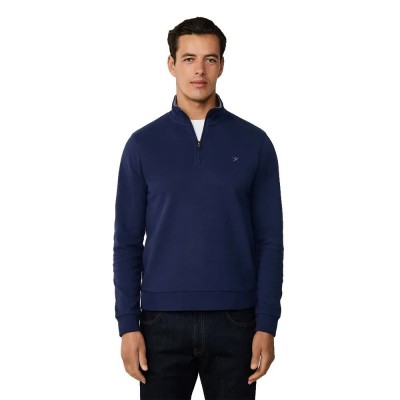 блуза,мъжки,пуловери,hackett,new,double,half,zip,sweater,ink,blue,(blue)