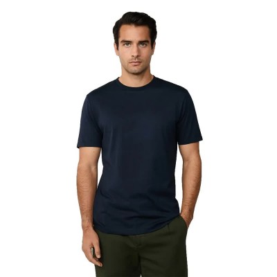 тениска,мъжки,тениски,hackett,pima,cotton,short,sleeve,t,shirt,navy,(blue)
