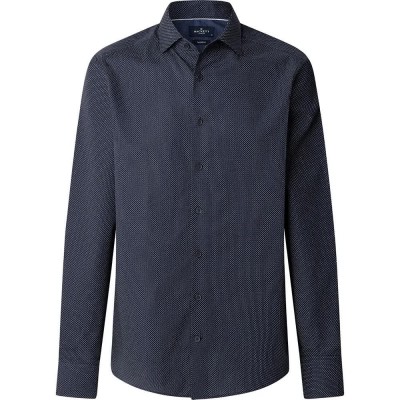 риза,с,дълъг,ръкав,мъжки,ризи,hackett,polka,dot,print,long,sleeve,shirt,midnight,blue,(blue)