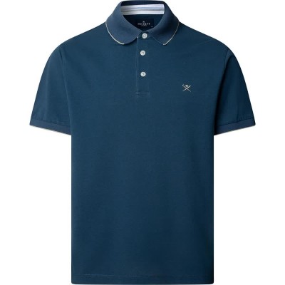 мъжки,блузи,с,яка,hackett,selvedge,collarband,short,sleeve,polo,blue