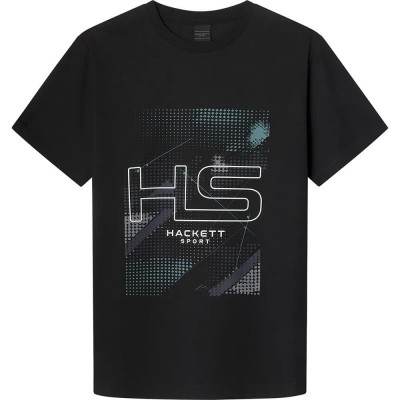 тениска,мъжки,тениски,hackett,signal,short,sleeve,t,shirt,black