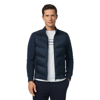 блуза,мъжки,пуловери,hackett,sonic,hybrid,full,zip,sweatshirt,navy