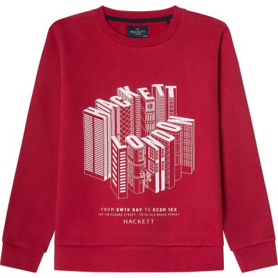 блуза,детски,блузи,hackett,skyscraper,sweatshirt,chilli,red,(red)