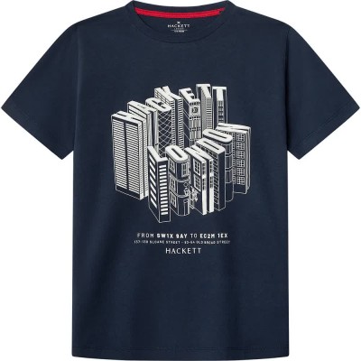 тениска,детски,тениски,hackett,skyscraper,short,sleeve,t,shirt,midnight,blue,(blue)