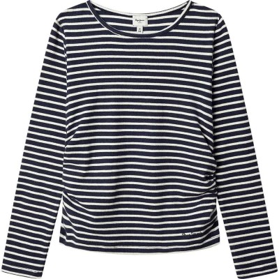 тениска,мъжки,тениски,дамски,тениски,pepe,jeans,abigail,long,sleeve,t,shirt,blue,(navy)