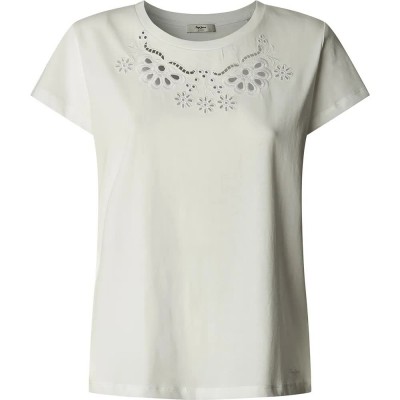тениска,дамски,тениски,pepe,jeans,amber,short,sleeve,t,shirt,white,(white)