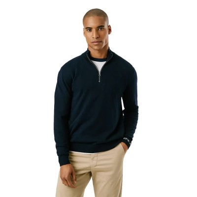 блуза,мъжки,пуловери,pepe,jeans,andre,mock,half,zip,sweater,blue,(dulwich,blue)