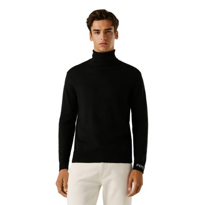 блуза,мъжки,пуловери,pepe,jeans,andre,turtle,sweater,black,(black)