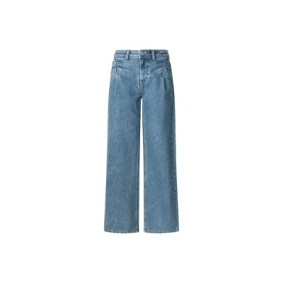 дамски,панталони,pepe,jeans,archive,wide,leg,high,waist,jeans,blue,(denim,denim)