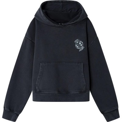 блуза,детски,блузи,pepe,jeans,ava,sweatshirt,black