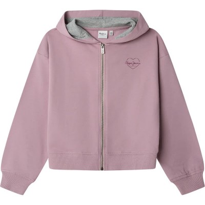 блуза,детски,блузи,pepe,jeans,avy,sweatshirt,pink,(light,orchid)