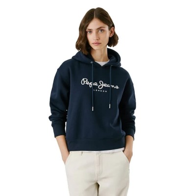 суичър,дамски,блузи,pepe,jeans,baddy,hoodie,dulwich,blue,(blue)