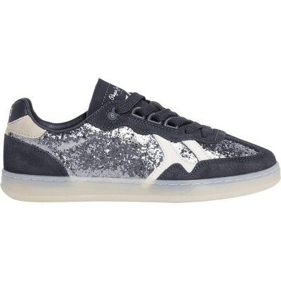 маратонки,дамски,маратонки,pepe,jeans,ball,glitter,trainers,washed,black,(black)