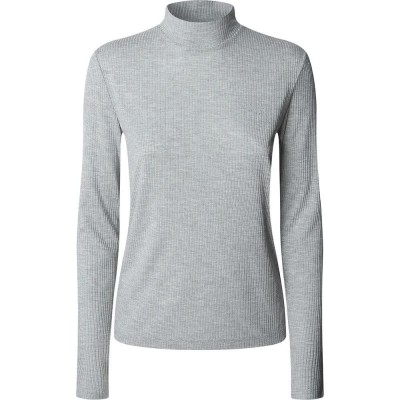 тениска,дамски,тениски,pepe,jeans,barbara,long,sleeve,t,shirt,grey,(marl,grey)