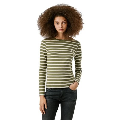 тениска,дамски,тениски,pepe,jeans,bani,long,sleeve,t,shirt,green,(khaki,green)