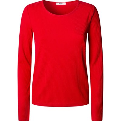 тениска,дамски,тениски,pepe,jeans,batu,long,sleeve,t,shirt,royal,red,(red)