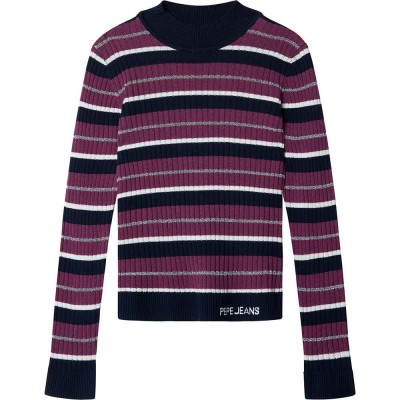 блуза,детски,блузи,pepe,jeans,belle,sweater,purple,(navy)
