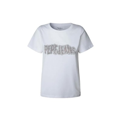 тениска,дамски,тениски,pepe,jeans,beri,short,sleeve,t,shirt,white,(white)