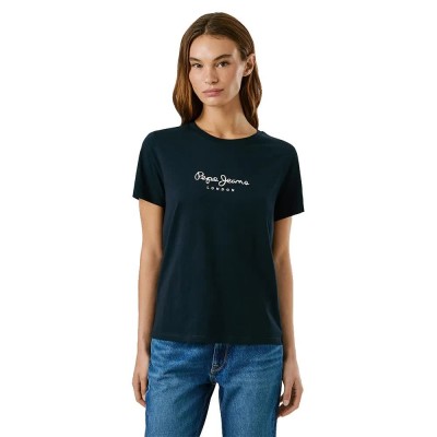 тениска,дамски,тениски,pepe,jeans,berenice,short,sleeve,t,shirt,blue,(dulwich,blue)