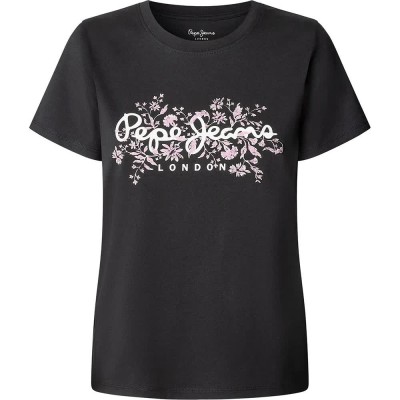 тениска,дамски,тениски,pepe,jeans,bero,short,sleeve,t,shirt,black