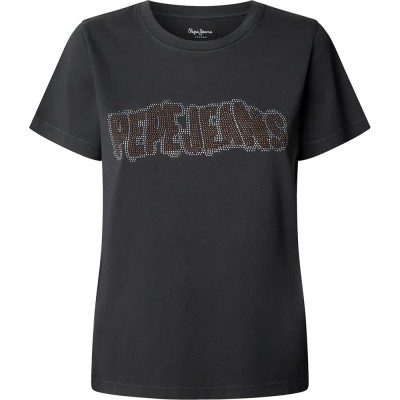 тениска,дамски,тениски,pepe,jeans,beri,short,sleeve,t,shirt,grey,(coal,grey)