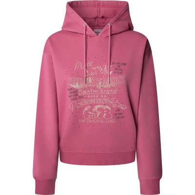 блуза,дамски,блузи,pepe,jeans,blake,sweatshirt,pink,(slate,rose,pink)