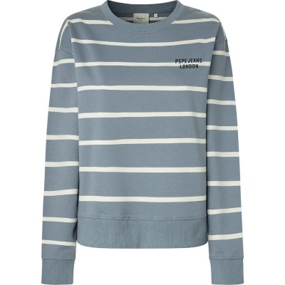 блуза,дамски,блузи,pepe,jeans,biridiana,sweatshirt,drill,blue,(blue)