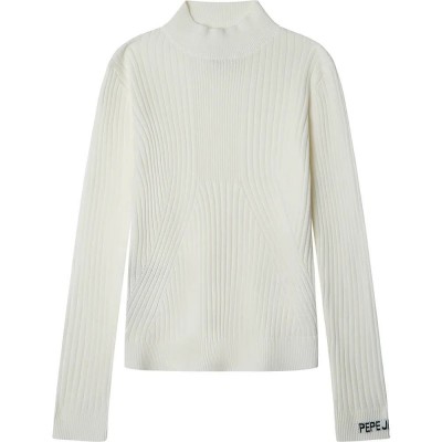 блуза,детски,блузи,pepe,jeans,brielle,sweater,mousse,white