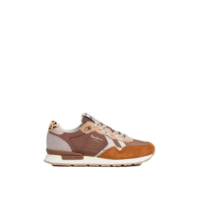 маратонки,дамски,маратонки,pepe,jeans,brit,glitter,trainers,brown,(camel,beige)