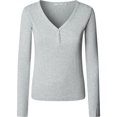 тениска,дамски,тениски,pepe,jeans,bume,long,sleeve,t,shirt,marl,grey,(grey)
