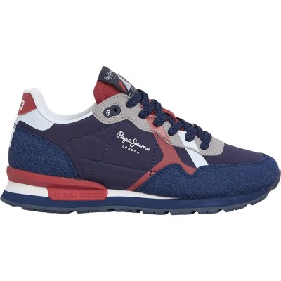 маратонки,мъжки,маратонки,дамски,маратонки,pepe,jeans,brit,land,trainers,blue,(navy)