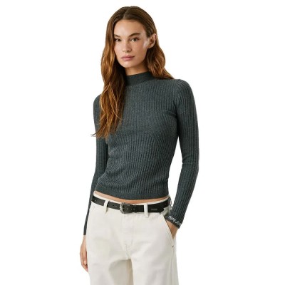 блуза,дамски,пуловери,дамски,плетени,дрехи,pepe,jeans,carla,perkins,sweater,grey,(dark,grey,marl)