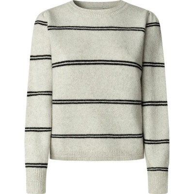 блуза,дамски,пуловери,дамски,плетени,дрехи,pepe,jeans,carmela,stripe,sweater,beige,(dark,ecru,white)