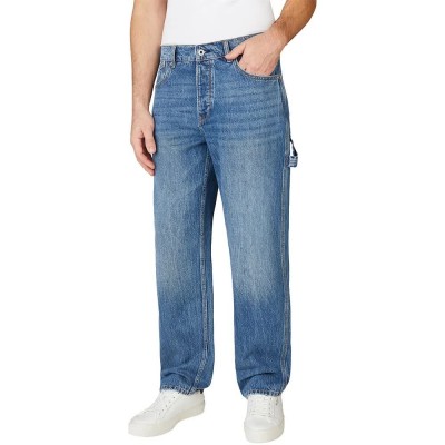 мъжки,панталони,pepe,jeans,carpenter,relaxed,tapered,jeans,mid,blue,washed,denim,(blue)