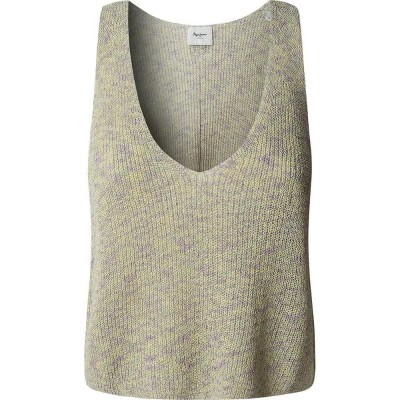 потник,дамски,топове,pepe,jeans,claire,sleeveless,top,green,(mousse,white)
