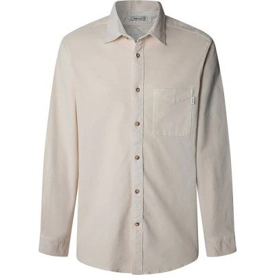 риза,с,дълъг,ръкав,мъжки,ризи,pepe,jeans,clayton,long,sleeve,shirt,ivory,white